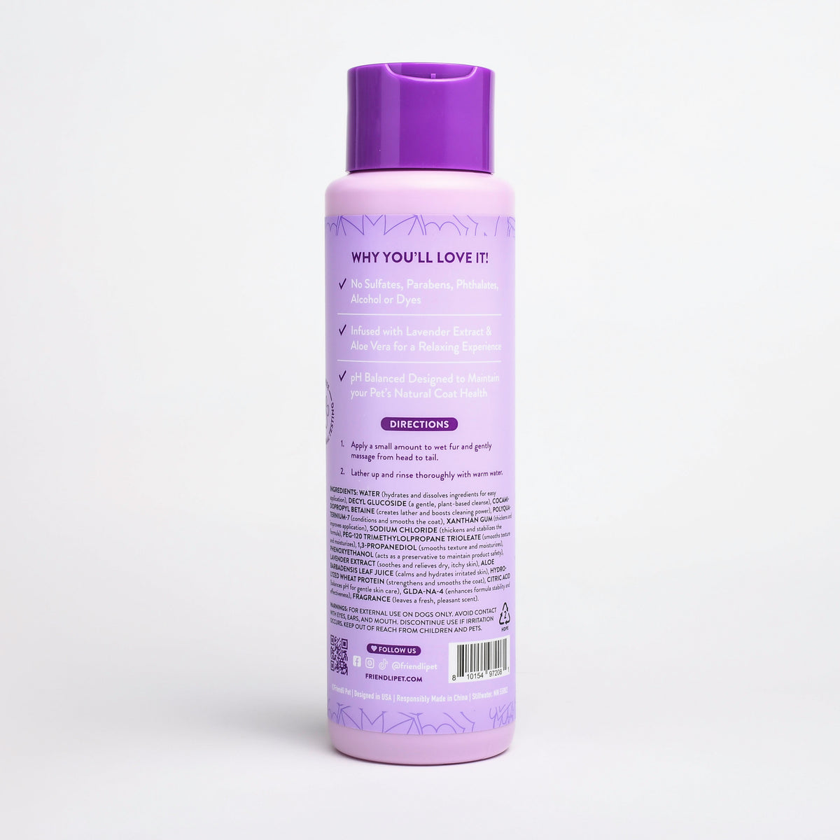 Lavender Dog Shampoo, 16.3oz