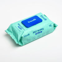 Oatmeal Scented Biodegradable Pet Grooming Wipes, 100ct