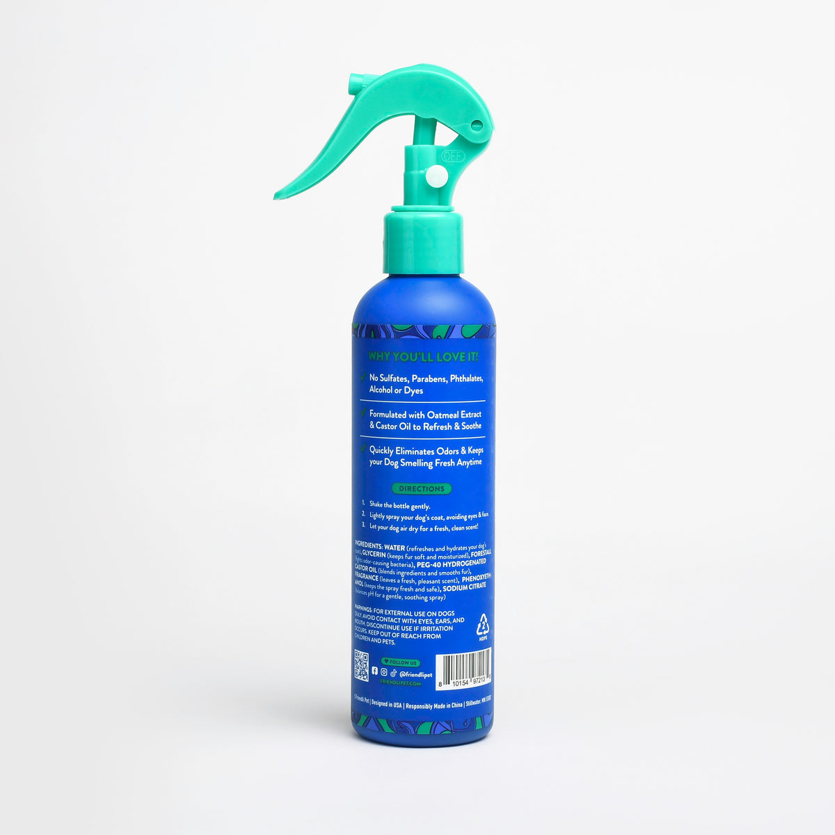 Oatmeal Dog Deodorizing Spray, 8.45 fl oz