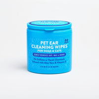 Unscented Pet Ear Cleaning Finger Wipes, 50ct