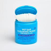 Unscented Pet Ear Cleaning Finger Wipes, 50ct