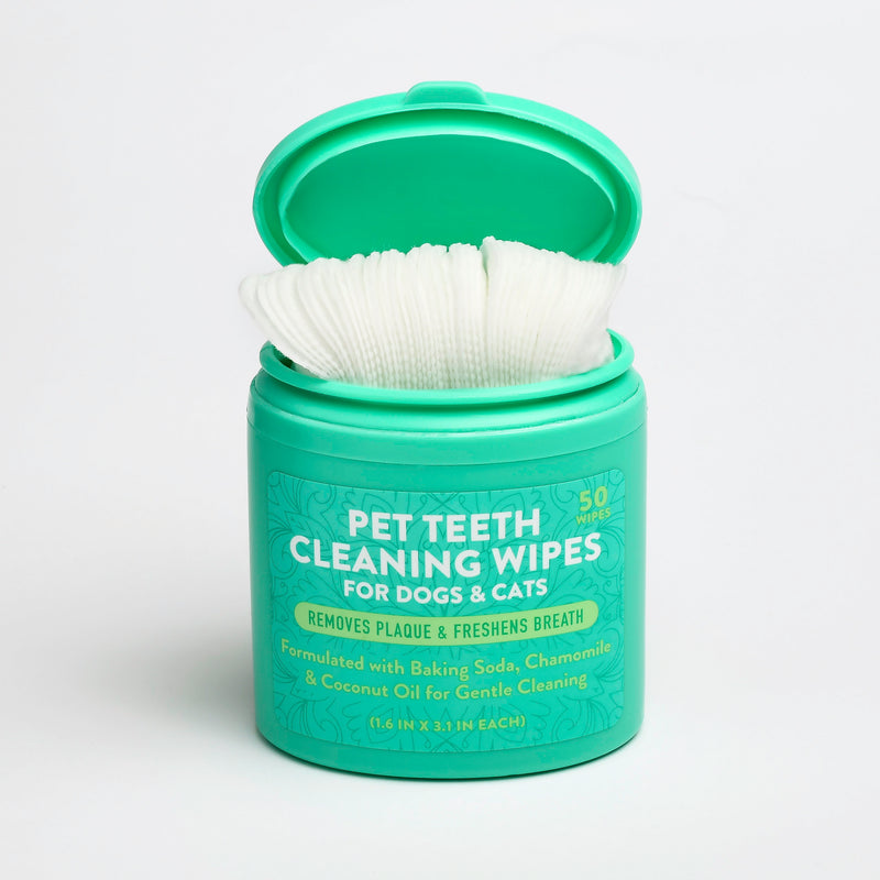 Unscented Pet Dental Finger Wipes, 50ct
