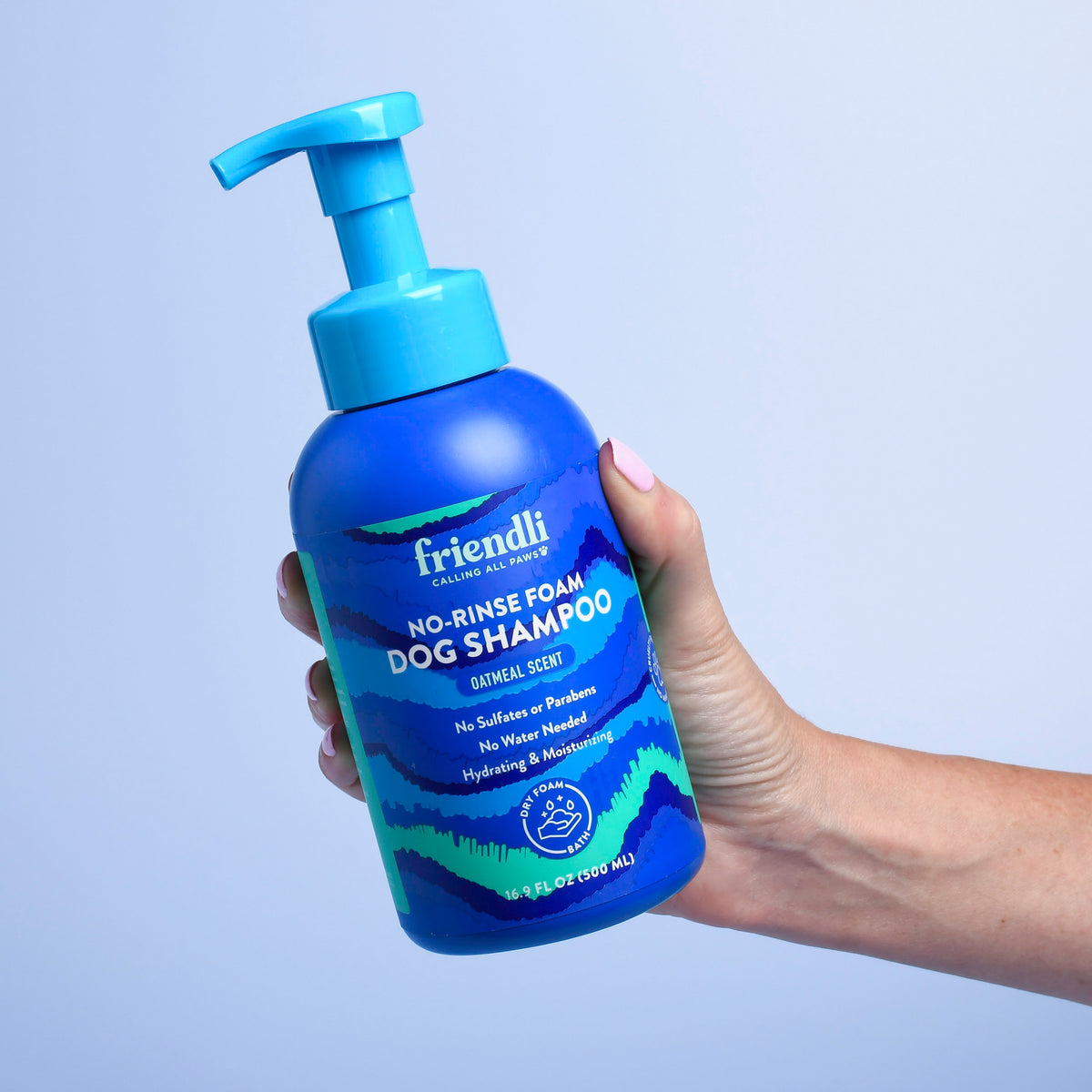 Oatmeal Dog No-Rinse Foam Shampoo, 16.9 fl oz