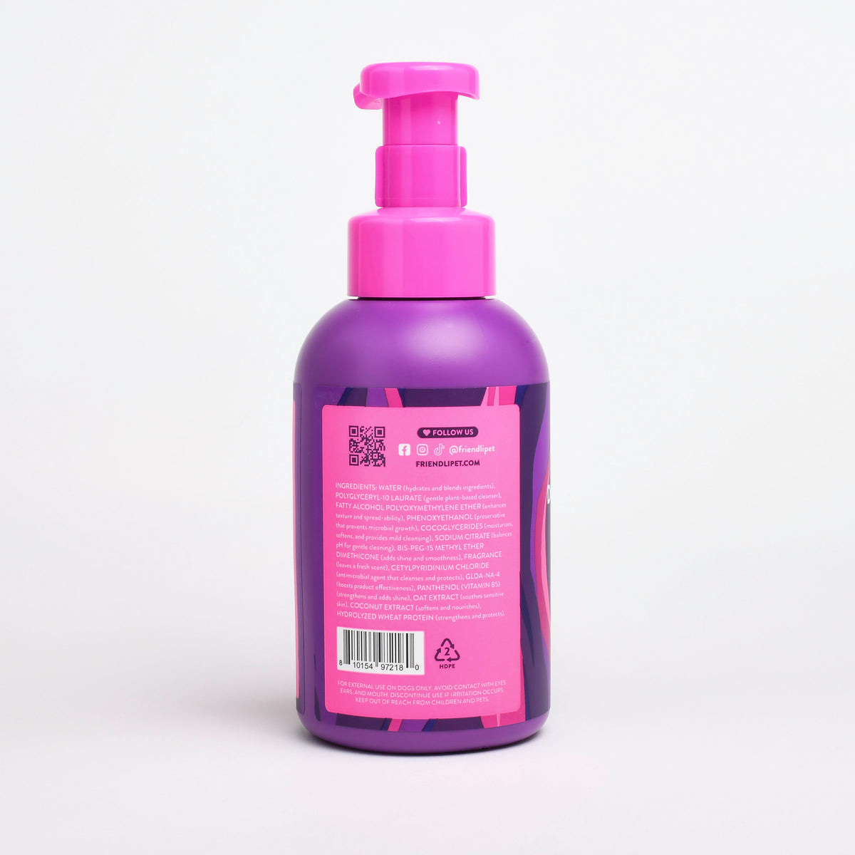 Lavender Dog No-Rinse Foam Shampoo, 16.9 fl oz