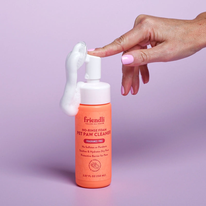 Pet Paw Foam Wash for Dogs and Cats, 5.07 fl oz