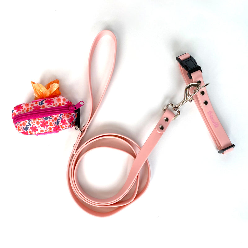 Bubblegum Waterproof Dog Leash, 6ft