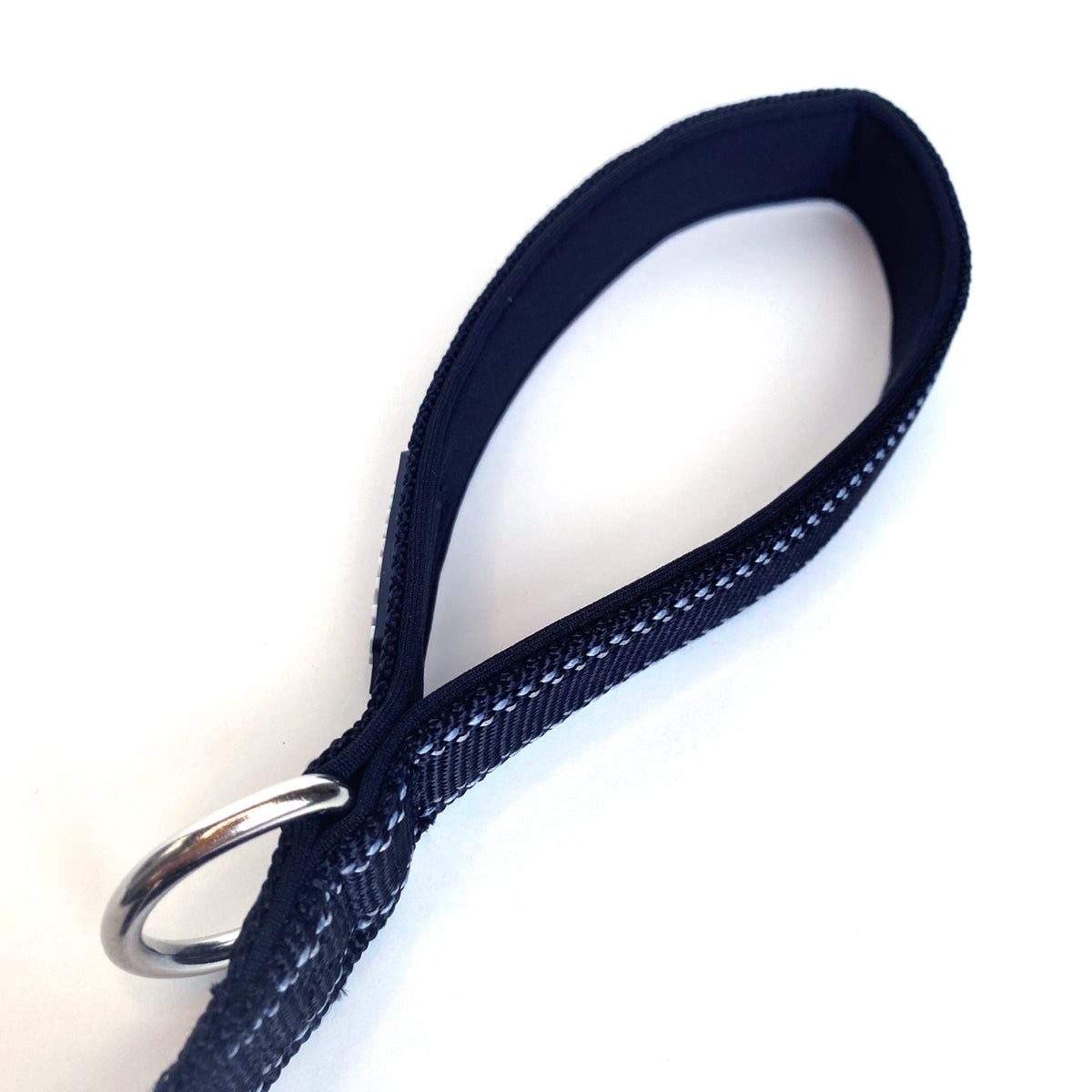 Midnight Black Nylon Dog Leash, 4-6ft