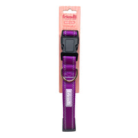 Grape Nylon Dog Collar