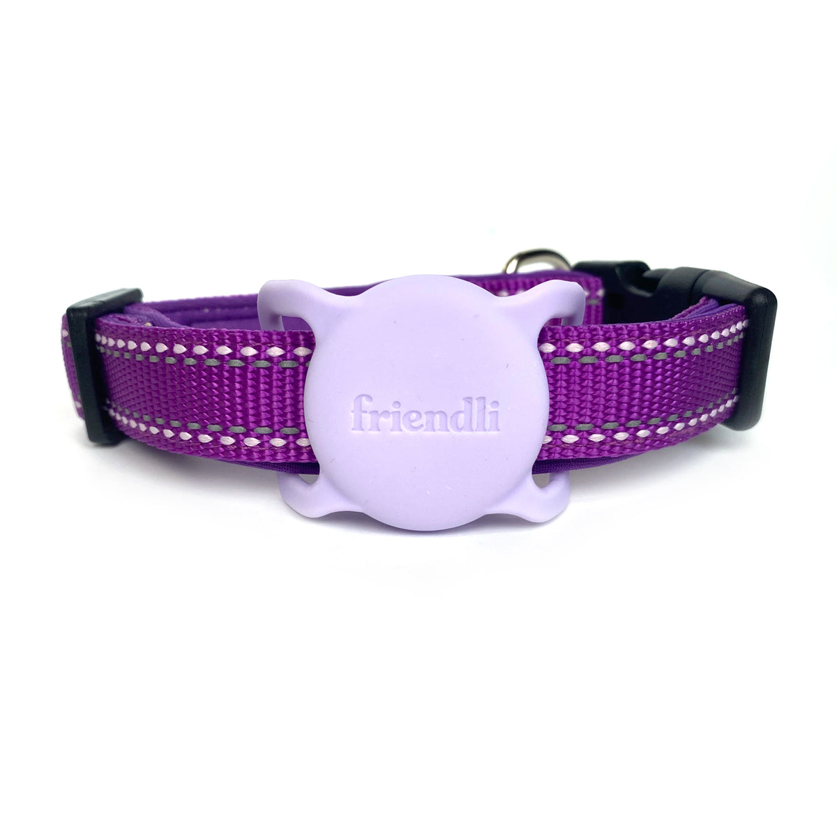 Grape Nylon Dog Collar