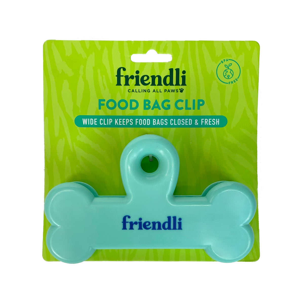 Plastic Dog Bone Food Bag Clip