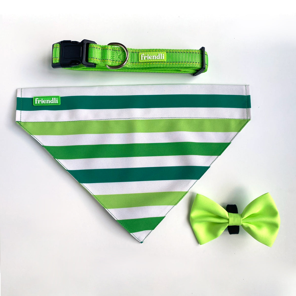 Green Dog Bandana, 1ct