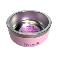 Bubblegum Stainless Steel Double Wall Bowl, 12oz