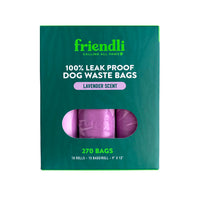 Lavender Scented Dog Waste Bags, 18 Rolls