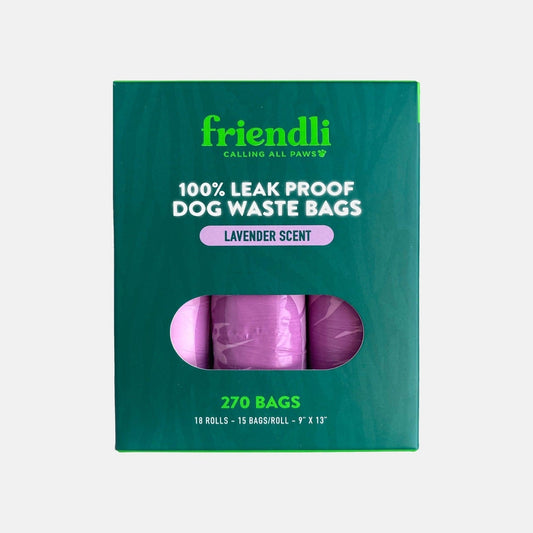 Scented Dog Waste Bags, 18 Rolls