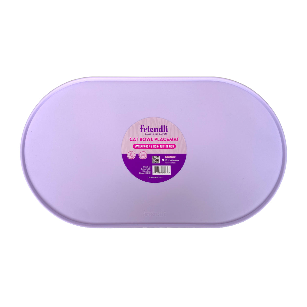 Lilac Silicone Placemat