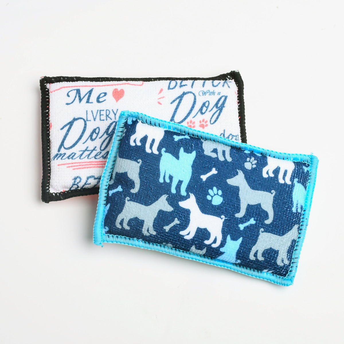 Microfiber Dog Lover Sponges, 2ct