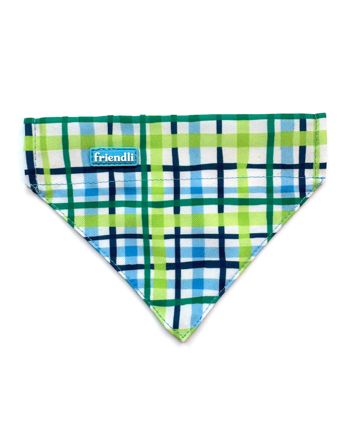 Blue Flannel Small Pet Bandana, 1ct