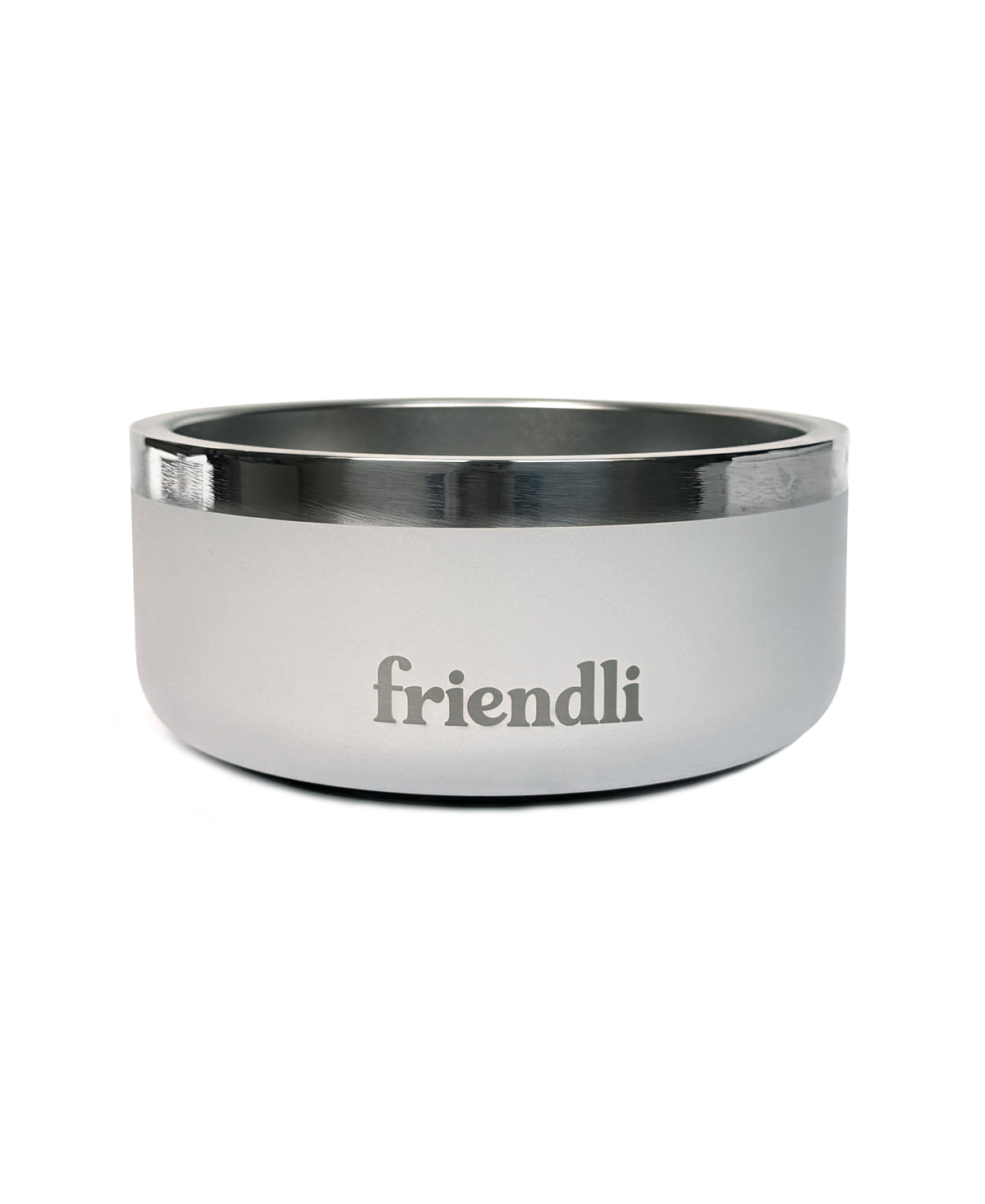 Snow Gray Stainless Steel Double Wall Bowl, 12oz