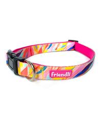 Pink Neoprene Dog Collar