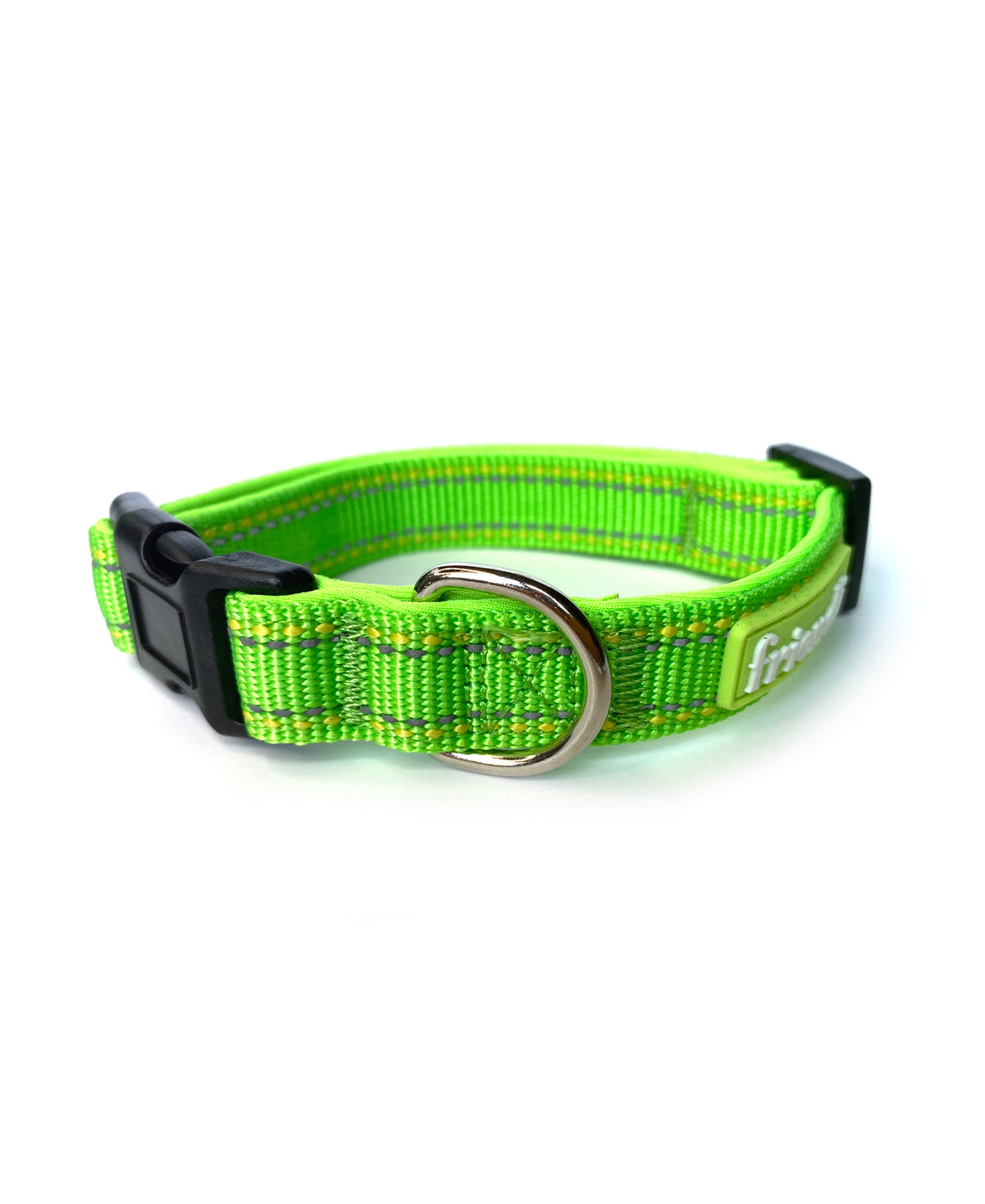 Lime Green Nylon Dog Collar