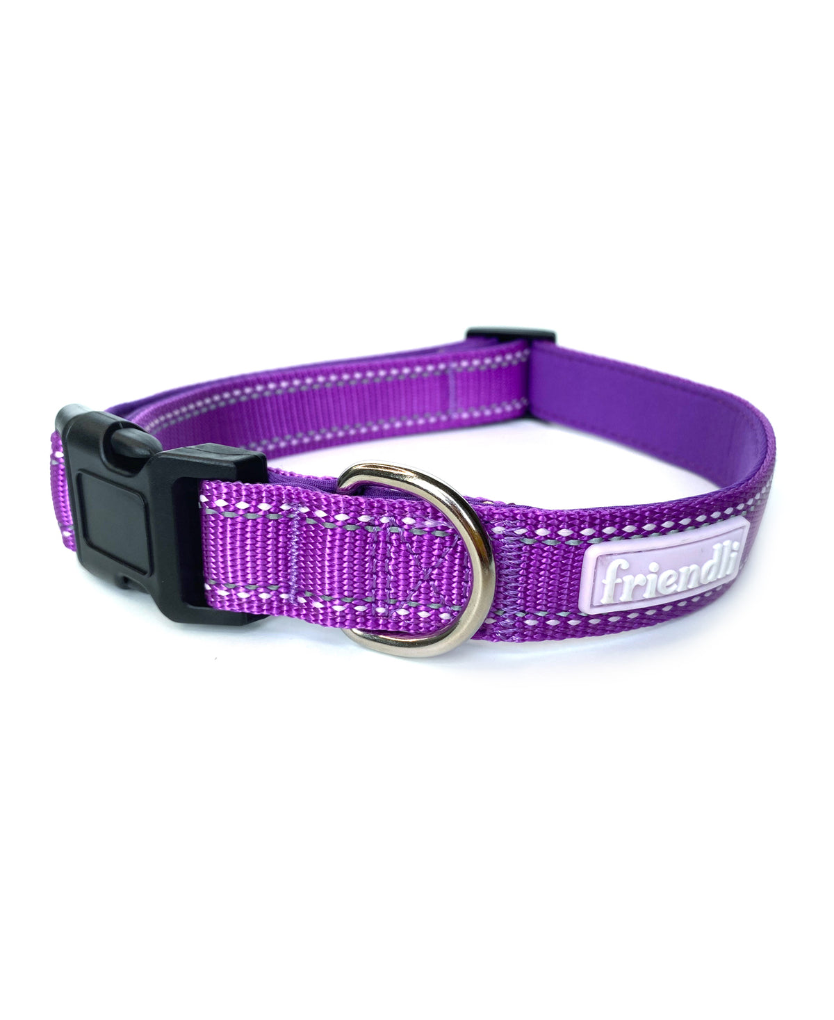 Grape Nylon Dog Collar