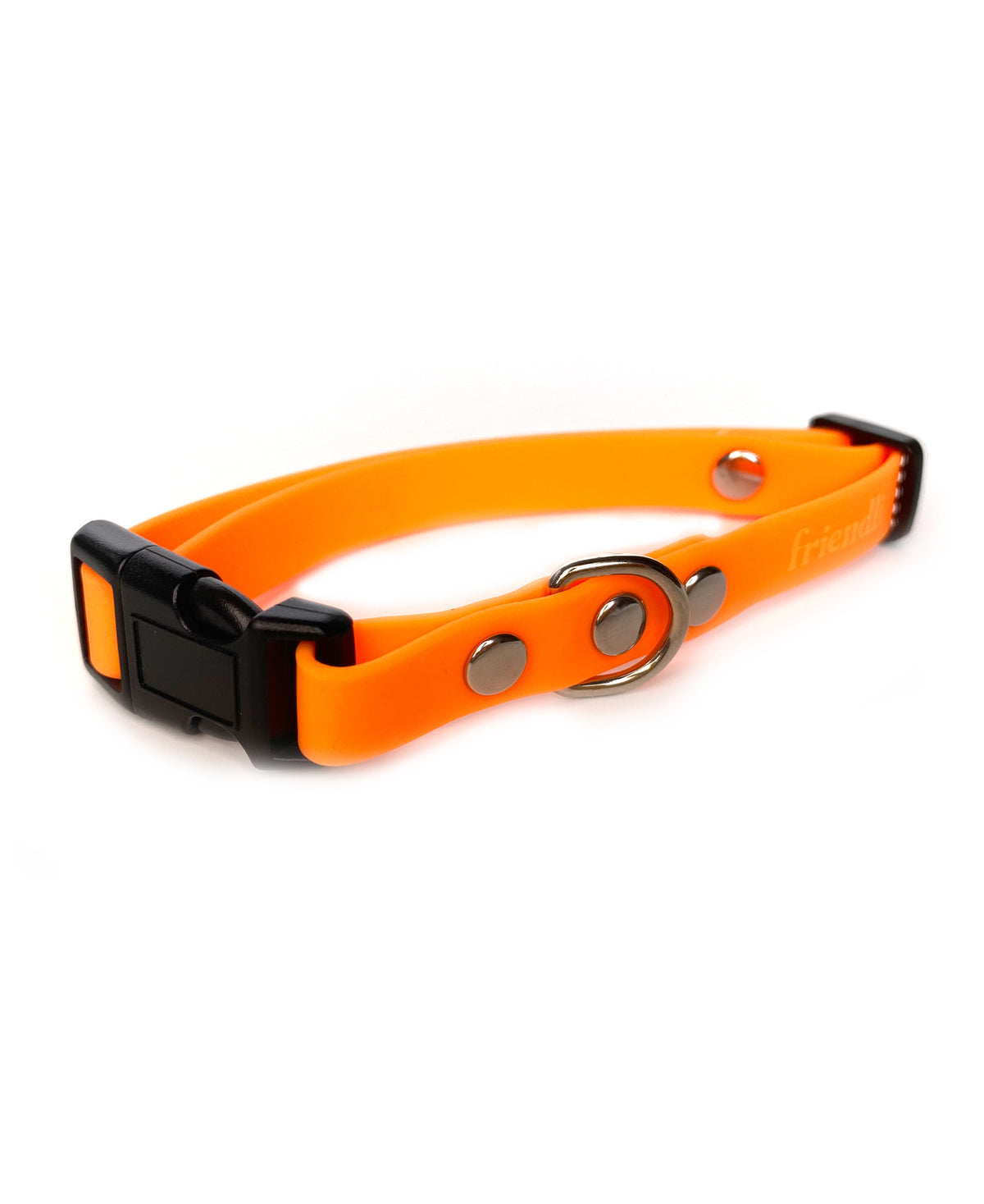 Tangerine Waterproof Dog Collar