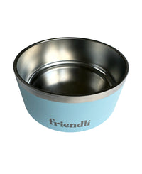 Ocean Blue Stainless Steel Double Wall Dog Bowl, 32oz