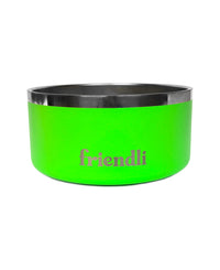 Cosmic Green Stainless Steel Double Wall Dog Bowl, 32oz