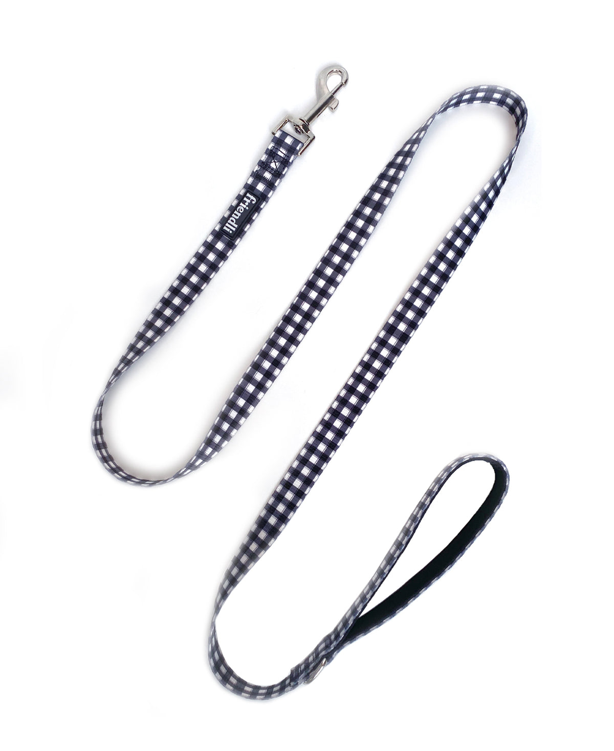 Checkered Neoprene Dog Leash, 5ft