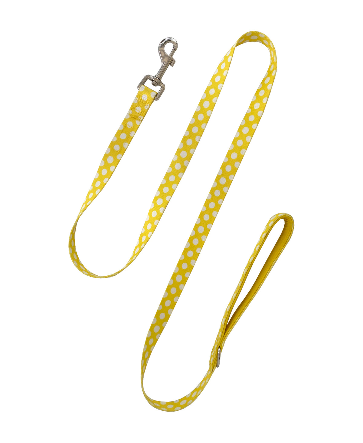 Yellow Neoprene Dog Leash, 5ft