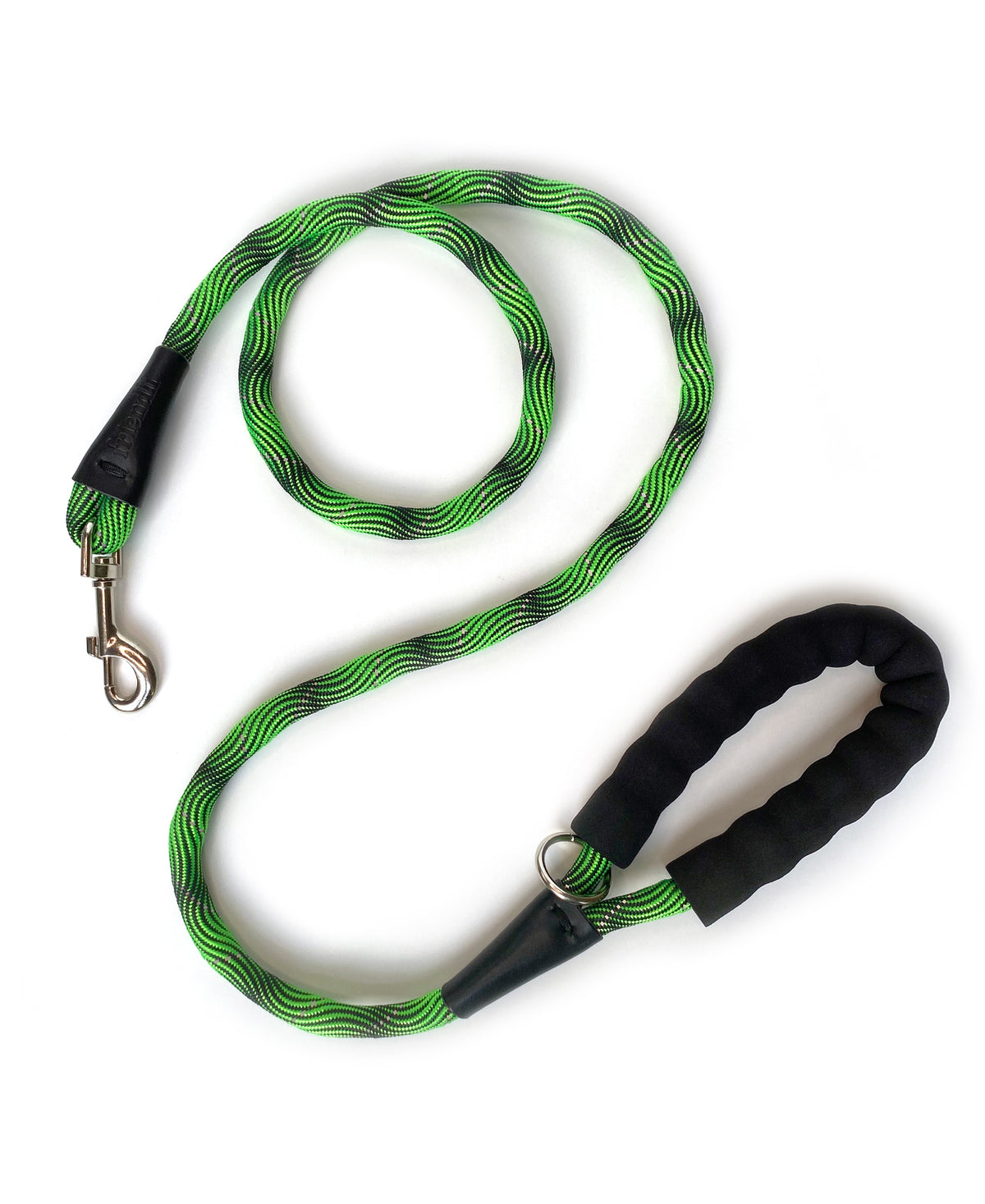 Lime Green Nylon Rope Dog Leash, 5ft