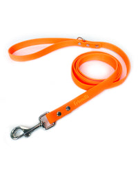 Tangerine Waterproof Dog Leash, 6ft