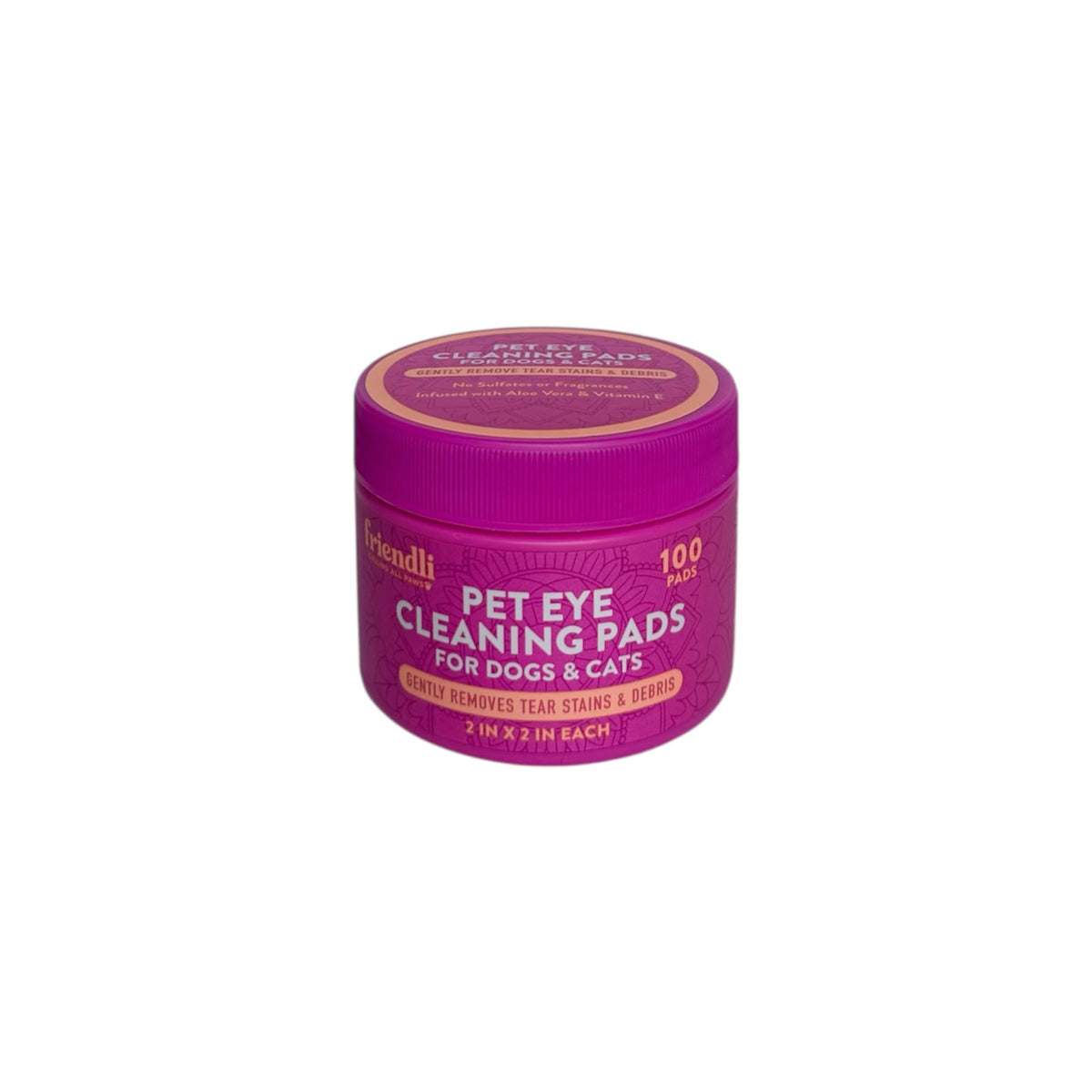 Unscented Pet Eye Cleaning Pads, 100ct