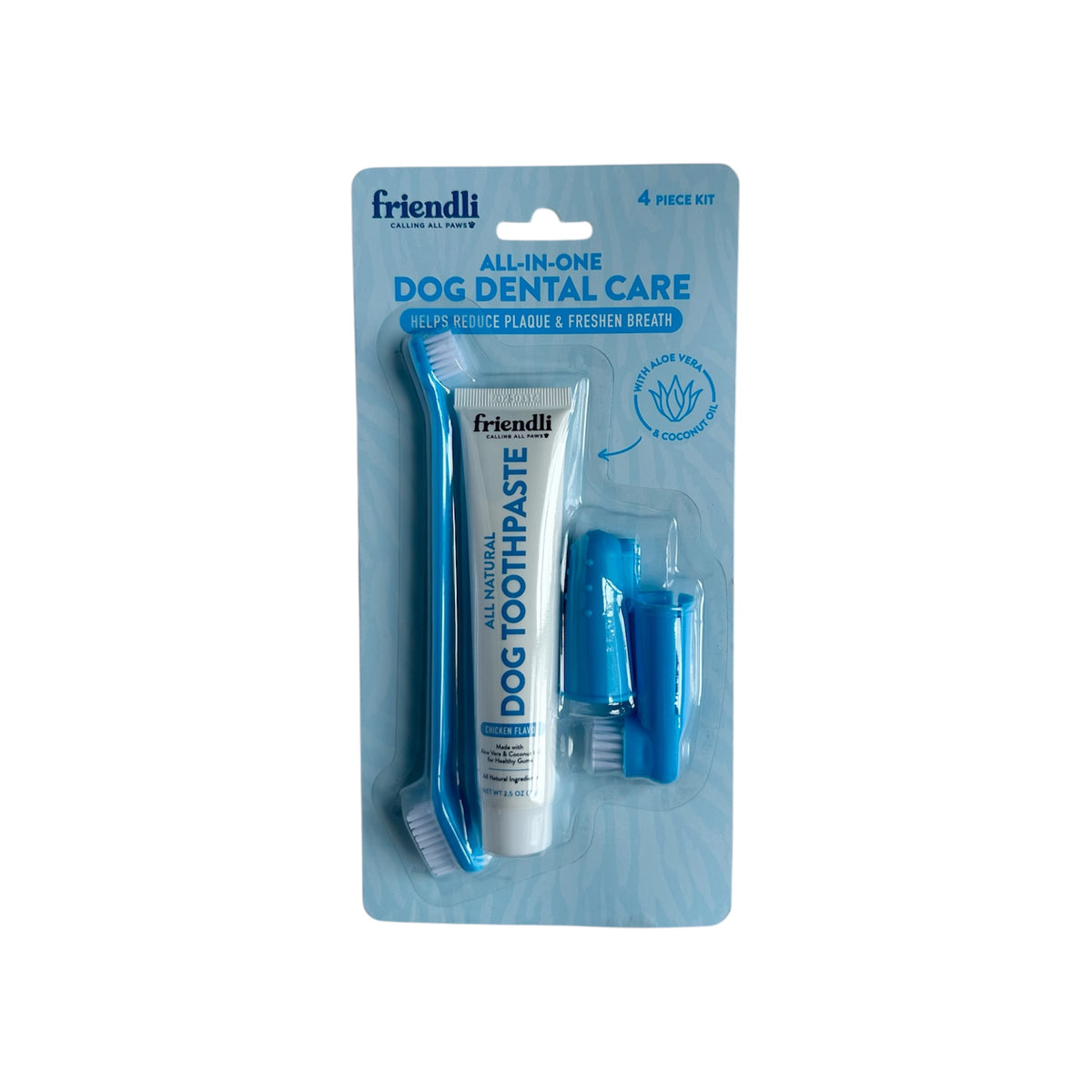 All-Natural Dog Dental Kit, 4ct
